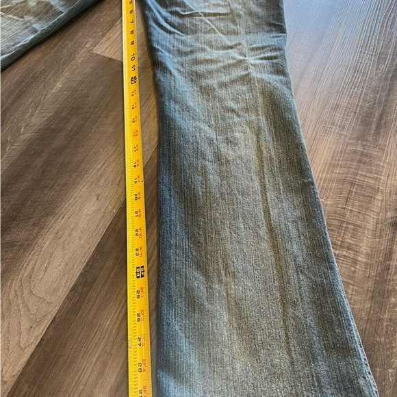 Embroidered Jeans Womens Christine Phillipe size 6 Cotton Spandex  Rhinestones - Picture 9 of 11